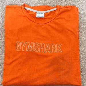 Gymshark Orange Mesh Performance T-Shirt Size Large